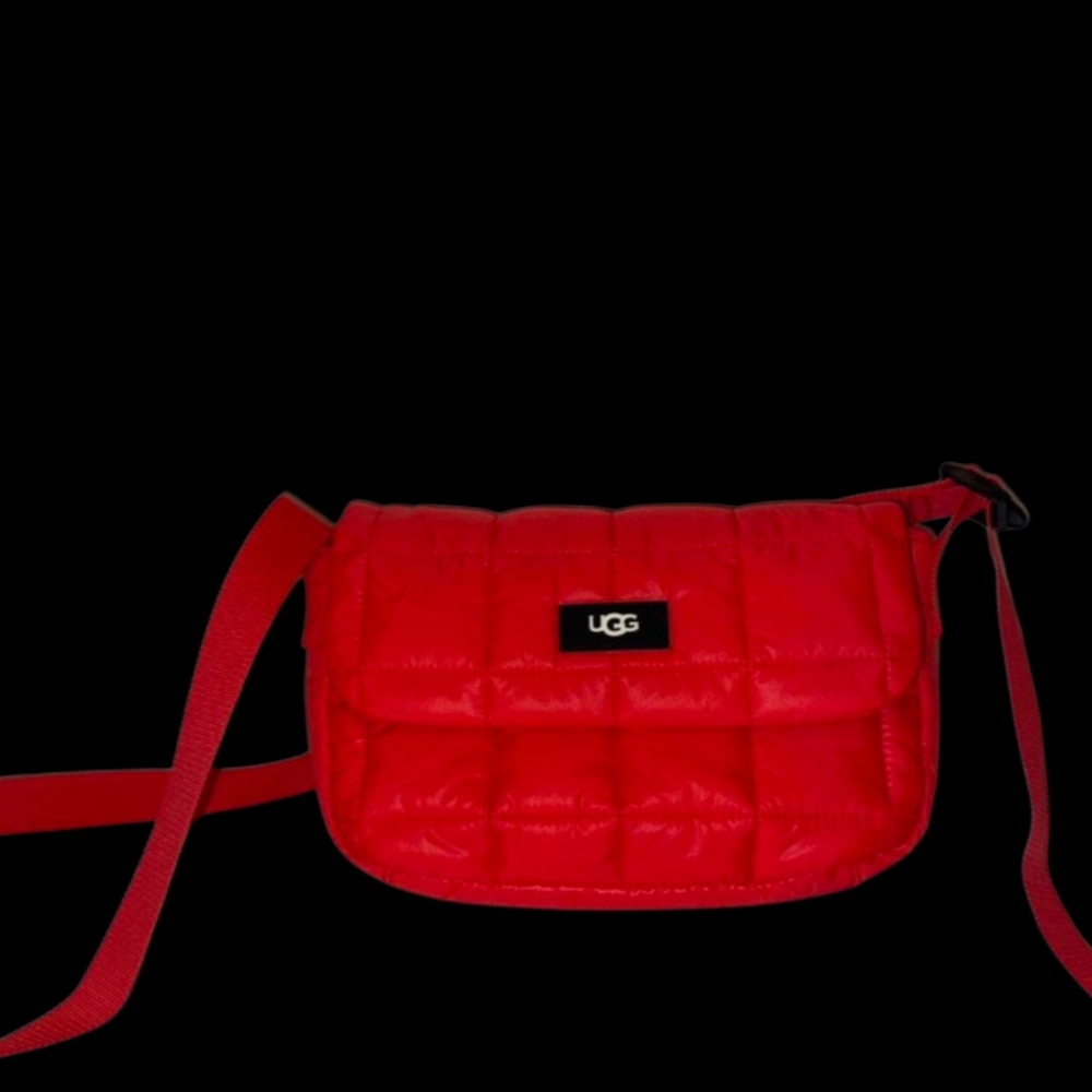UGG Vibrant Red Quilted Crossbody Bag